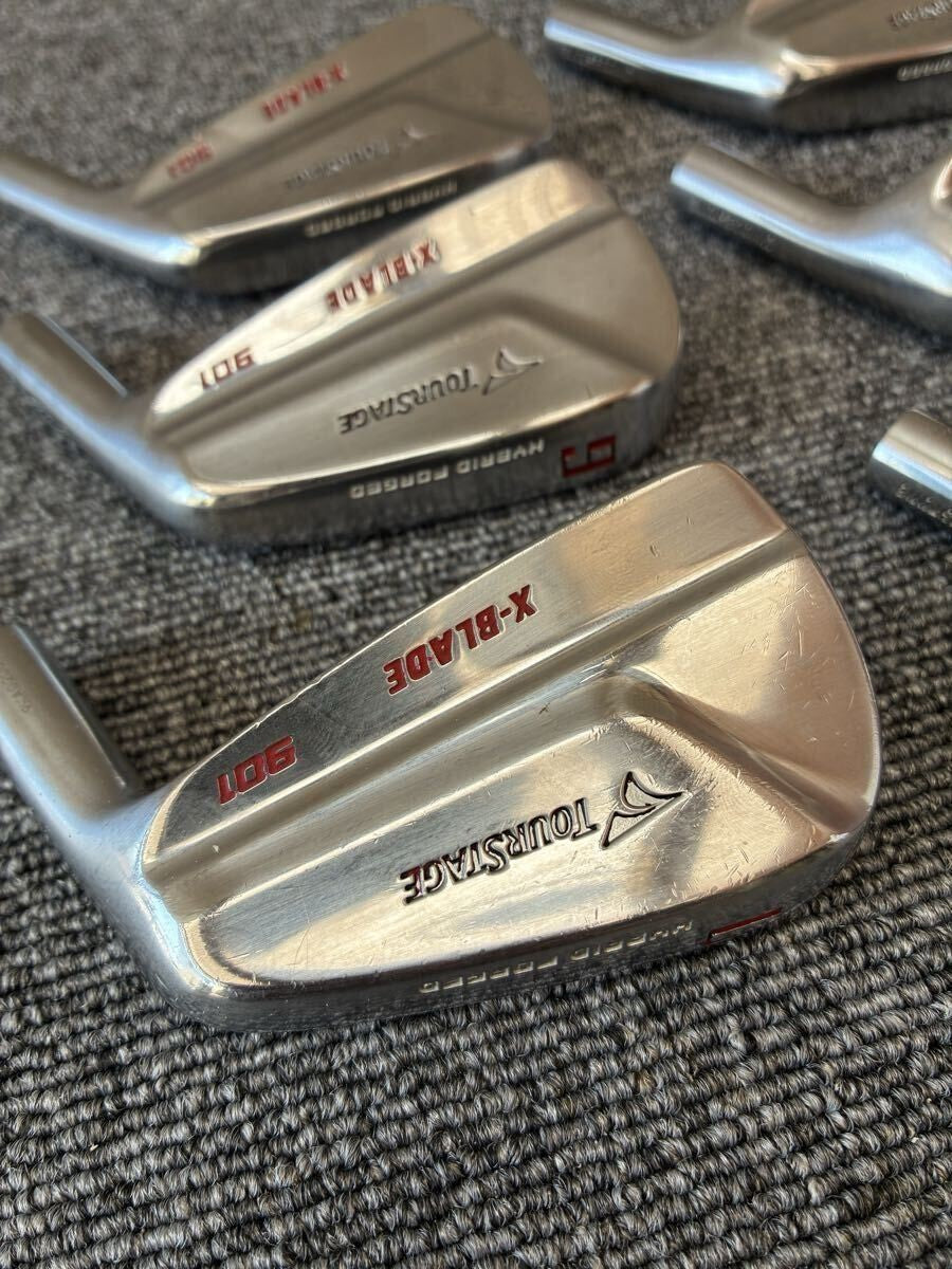 Bridgestone Tourstage X-Blade 901 Iron Set 5-PW 6pcs Head Only Japan - photo 1